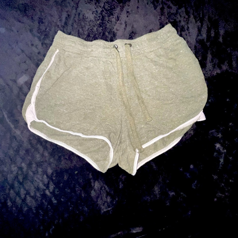 Camo green shorts